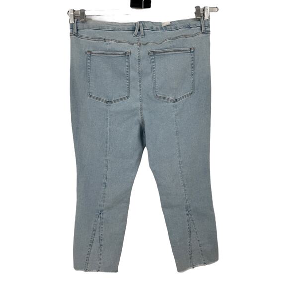 Good American Jeans Good Legs Cigarette Raw Hem size 26 - Picture 6 of 6